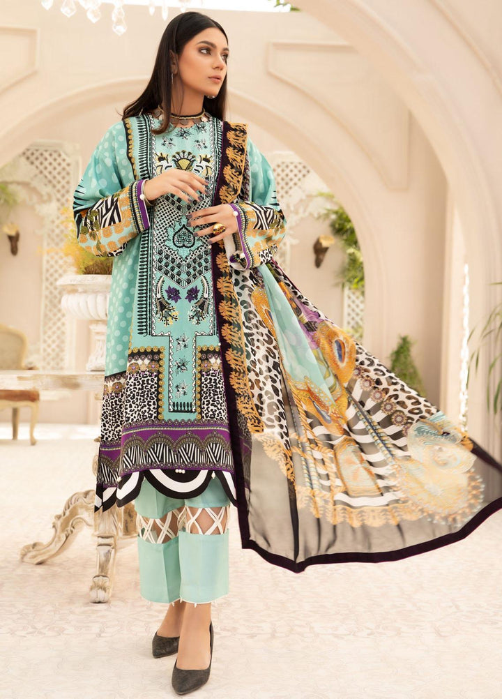 Silsila By Vitalia Embroidered Linen Suits Unstitched 3 Piece VT23S D-03 Eden - Festive Collection