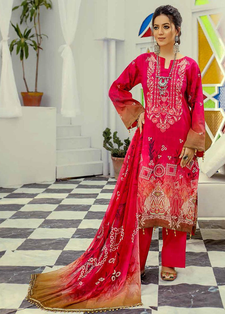 Silver Series By Riaz Arts Embroidered Lawn Suits Unstitched 3 Piece RA22SS 10 - Summer Collection