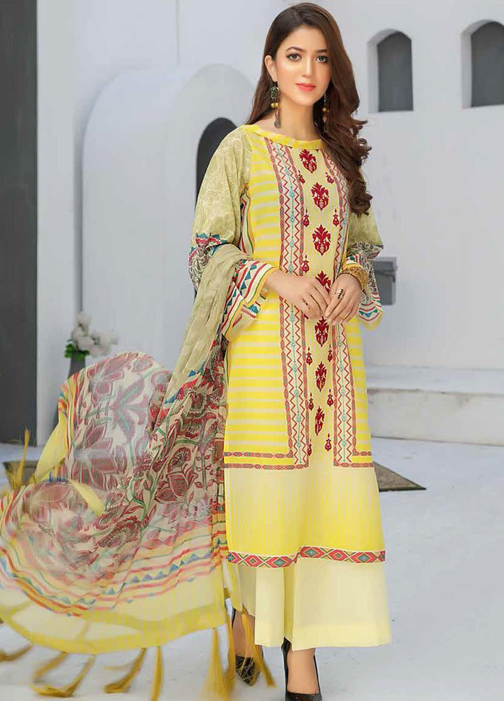 Silver Series by Riaz Arts Embroidered Lawn Suits Unstitched 3 Piece RA21SL SS-11 - Summer Collection