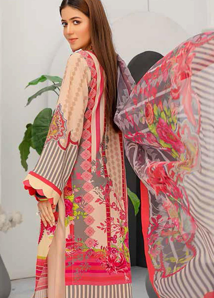 Silver Series by Riaz Arts Embroidered Lawn Suits Unstitched 3 Piece RA21SL SS-13 - Summer Collection