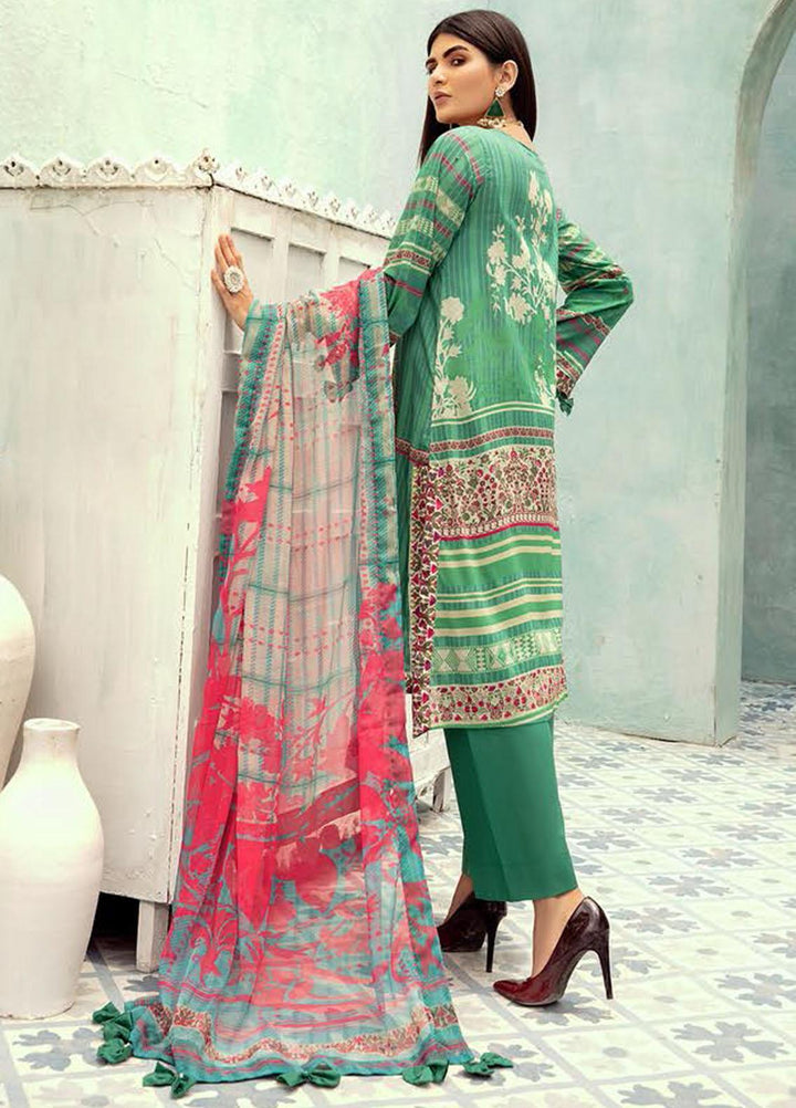 Silver Series by Riaz Arts Embroidered Lawn Suits Unstitched 3 Piece RA21SS 02 - Summer Collection