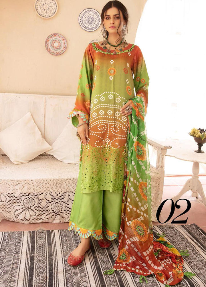 Silver Series By Riaz Arts Embroidered Viscose Suits Unstitched 3 Piece RA21SV 02 - Luxury Collection