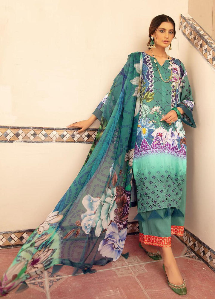 Silver Series By Riaz Arts Embroidered Viscose Suits Unstitched 3 Piece RA21SV 08 - Luxury Collection