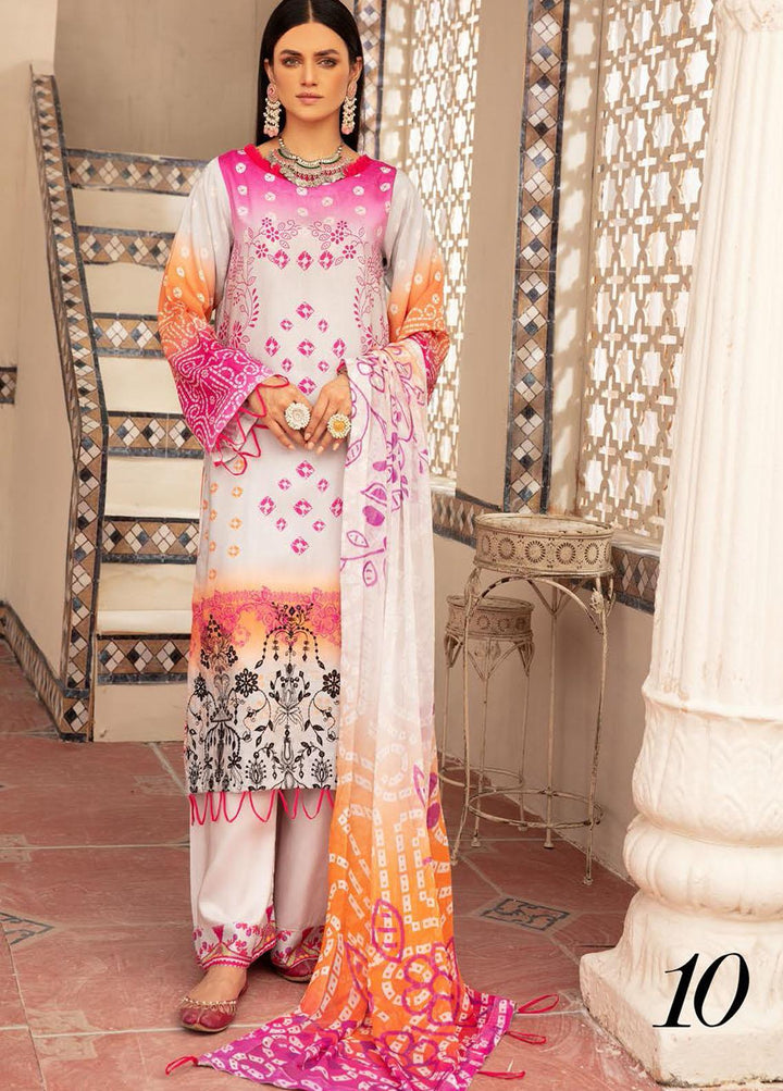 Silver Series By Riaz Arts Embroidered Viscose Suits Unstitched 3 Piece RA21SV 10 - Luxury Collection