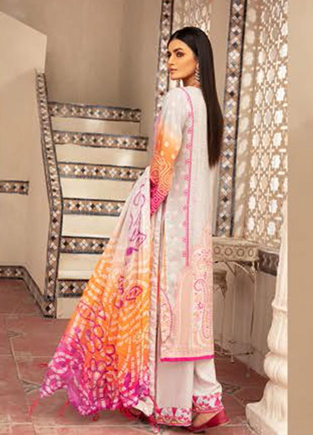 Silver Series By Riaz Arts Embroidered Viscose Suits Unstitched 3 Piece RA21SV 10 - Luxury Collection