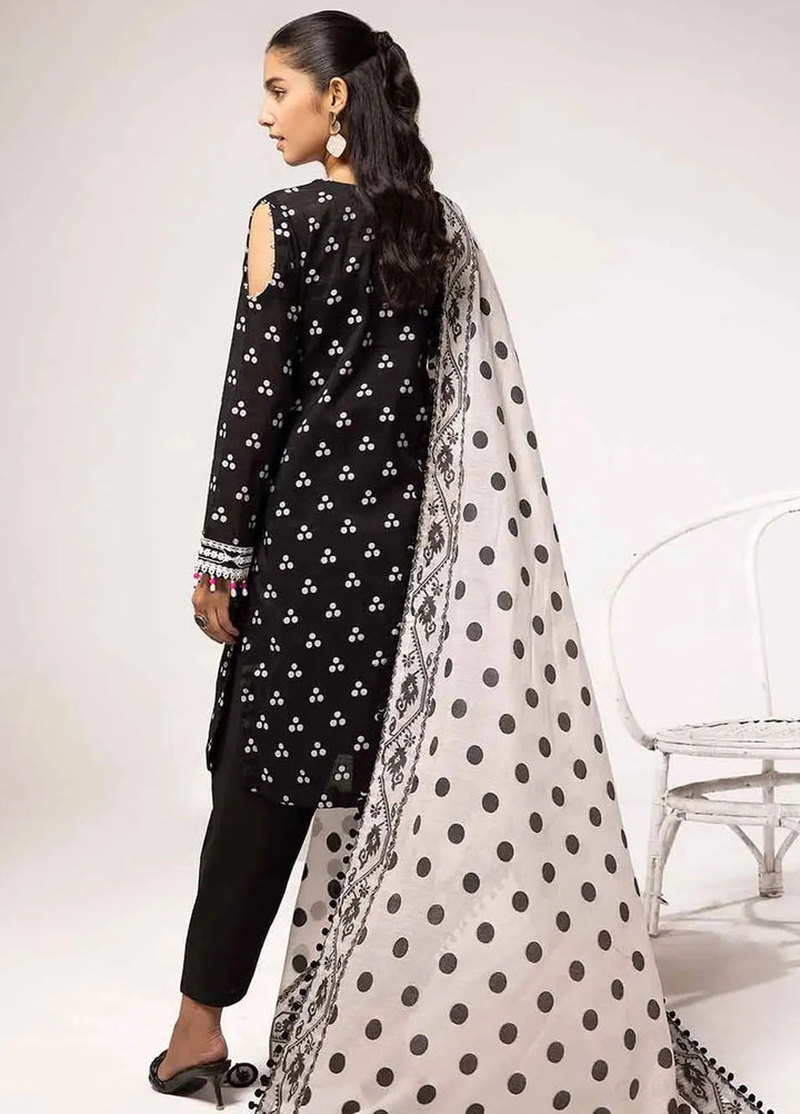 Slate By Gul Ahmed Embroidered Jacquard Suit Unstitched 4 Piece GA24SBW MJ-42022 - Summer Collection