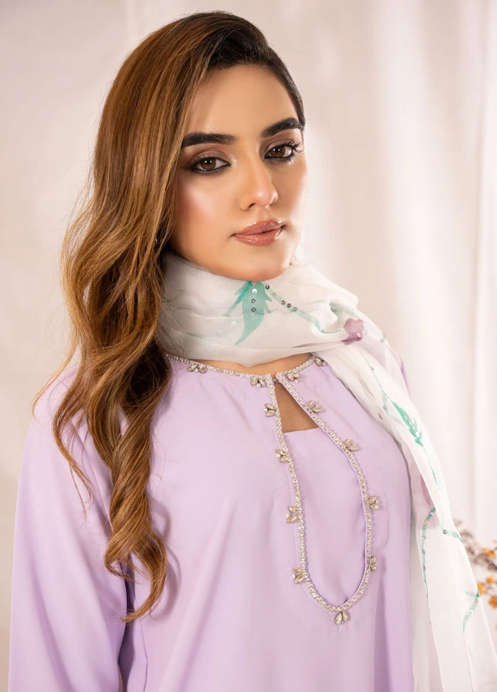 Slay Wear Pret Solid korean crepe 3 Piece Suit Fizaa