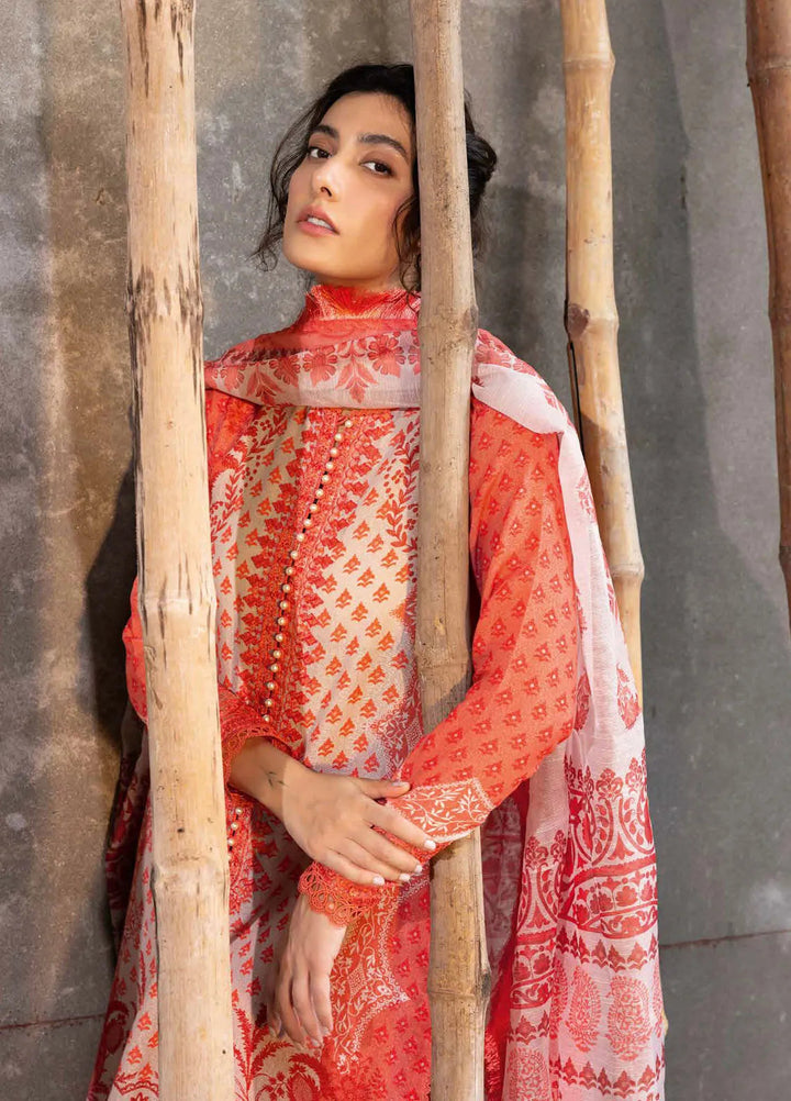 Sobia Nazir Embroidered Suits Unstitched 3 Piece SN24FE D-01 B - Fall Winter Collection