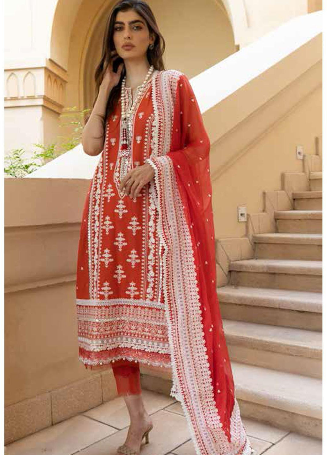 Sobia Nazir Embroidered Lawn Suits Unstitched 3 Piece SN22LL 11B - Luxury Summer Collection