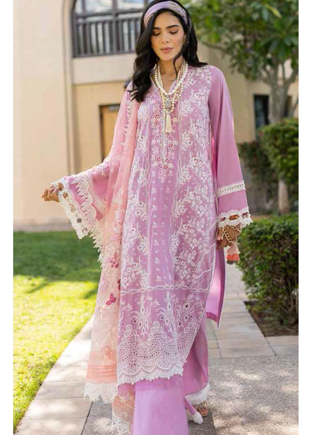 Sobia Nazir Embroidered Lawn Suits Unstitched 3 Piece SN22LL 12B - Luxury Summer Collection