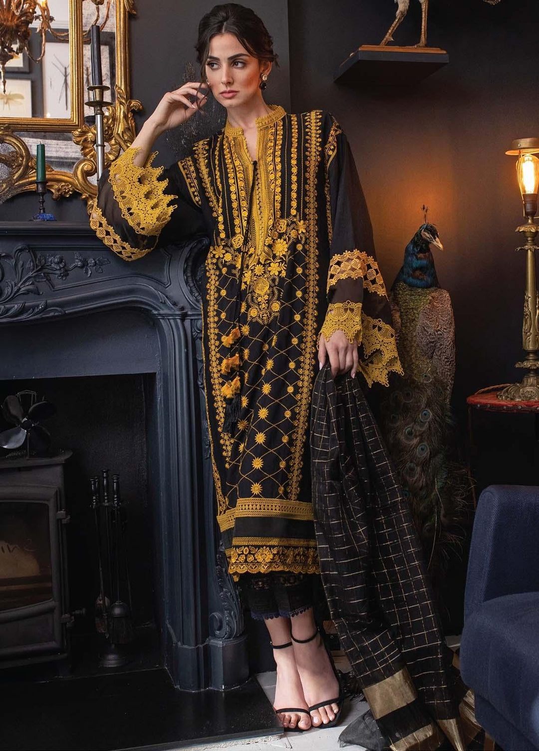 Vital By Sobia Nazir Embroidered Lawn Suits Unstitched 3 Piece SN21V 3A - Summer Collection