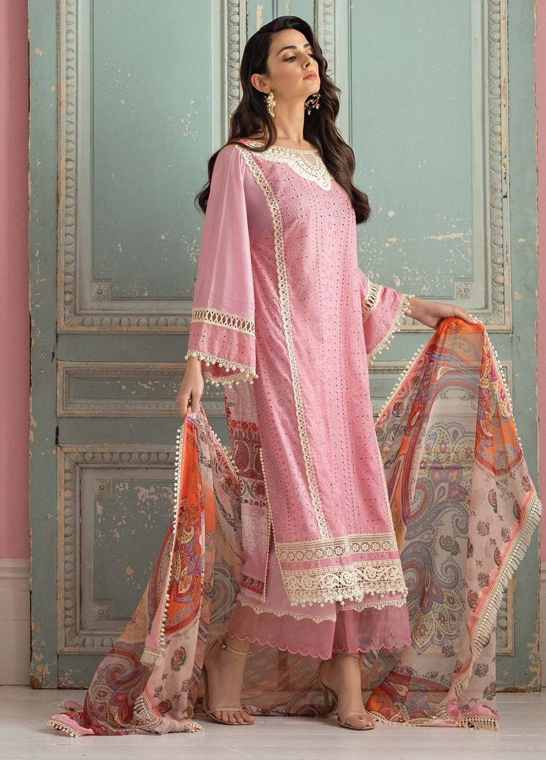 Vital By Sobia Nazir Embroidered Lawn Suits Unstitched 3 Piece SN21V 5B - Summer Collection