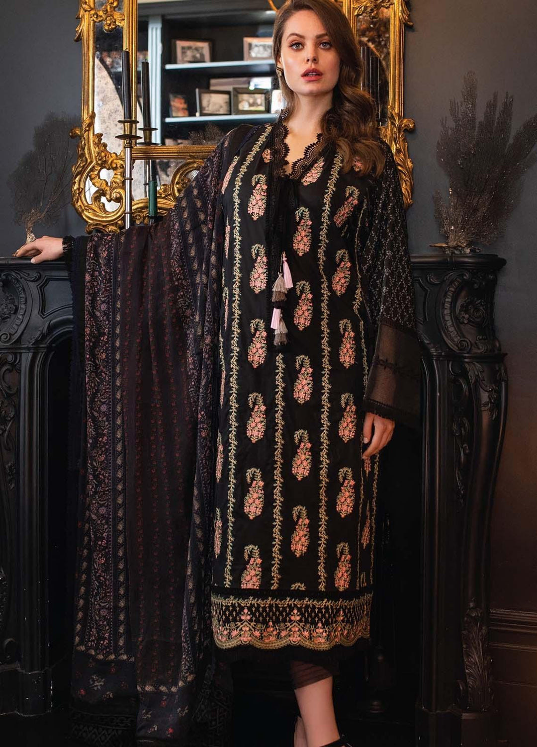 Vital By Sobia Nazir Embroidered Lawn Suits Unstitched 3 Piece SN21V 6A - Summer Collection