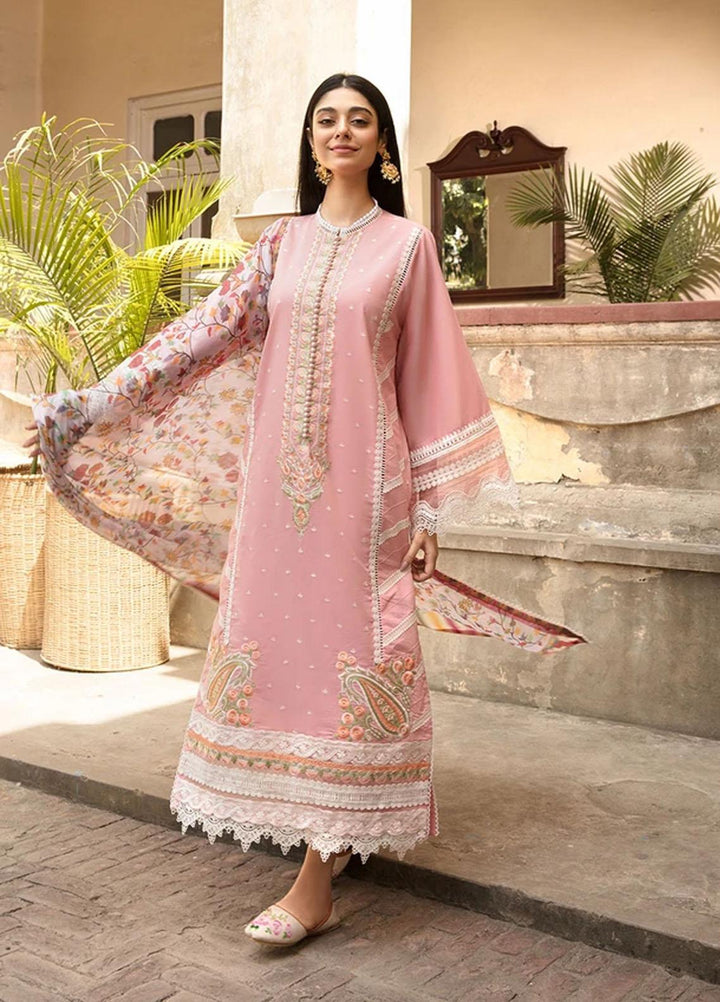 Vital By Sobia Nazir Embroidered Lawn Suits Unstitched 3 Piece SN21-V2 3A - Summer Collection