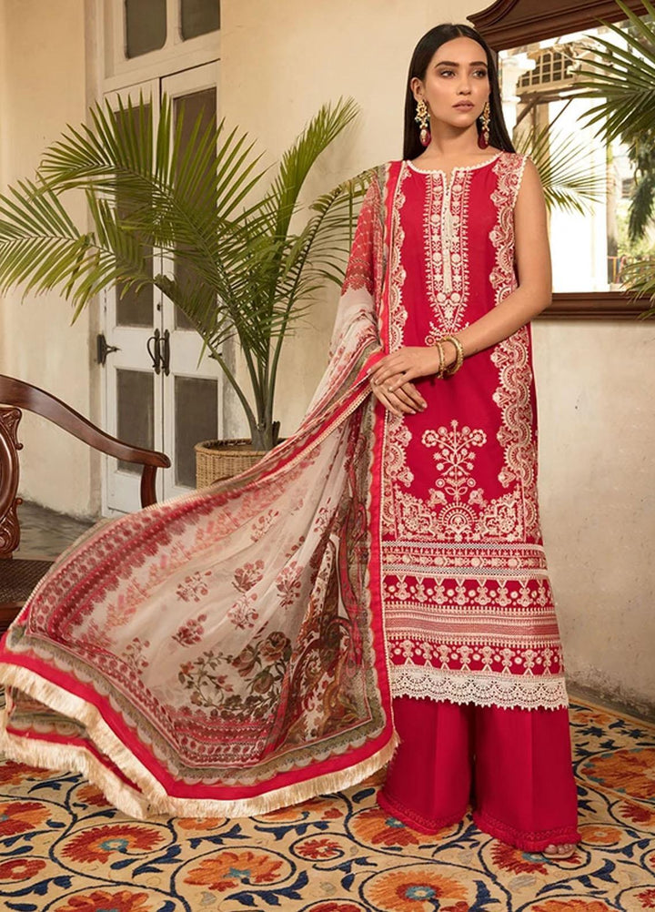 Vital By Sobia Nazir Embroidered Lawn Suits Unstitched 3 Piece SN21-V2 4B - Summer Collection