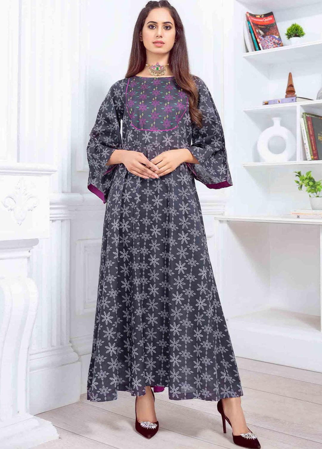 Soffio Pret Casual Lawn Frocks SFO21F SPC7035BM