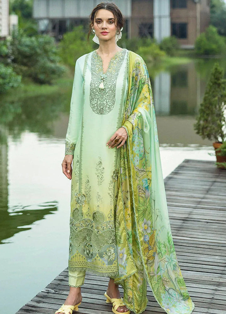 Solace Ombre by Mushq Chikankari Lawn Suit Unstitched 3 Piece MQ25SO D-07 Unione - Summer Collection