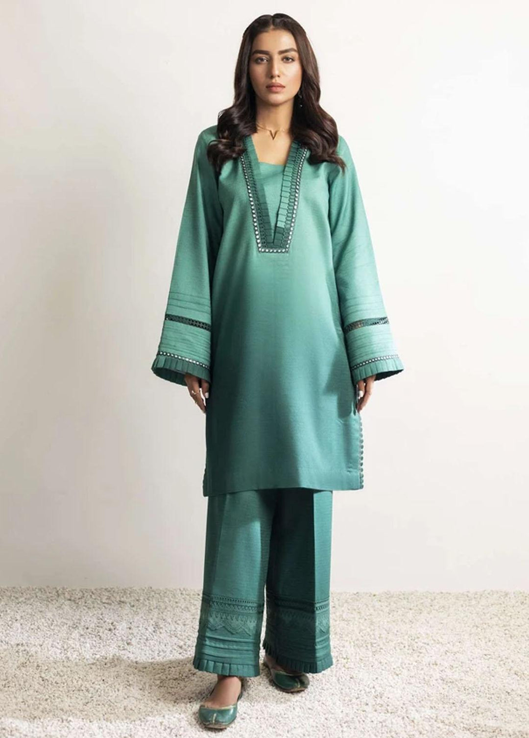 Nuriyaa Pret Casual Tropical 2 Piece NR21S Jade