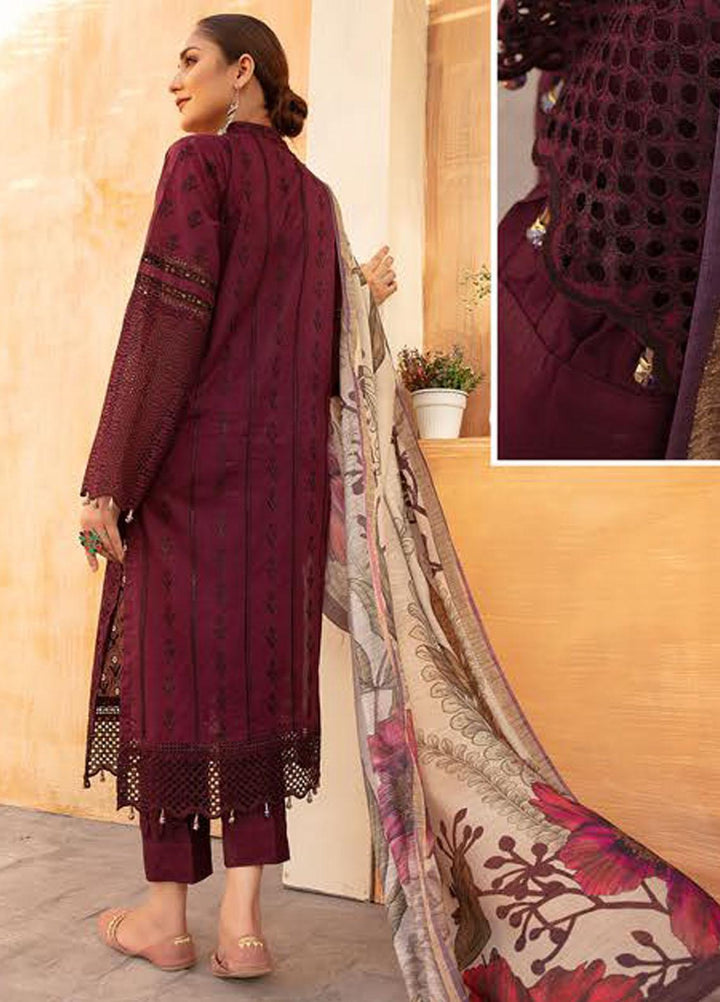 Sophia By Riaz Arts Chikankari Lawn Suits Unstitched 3 Piece RA22S 05 - Summer Collection