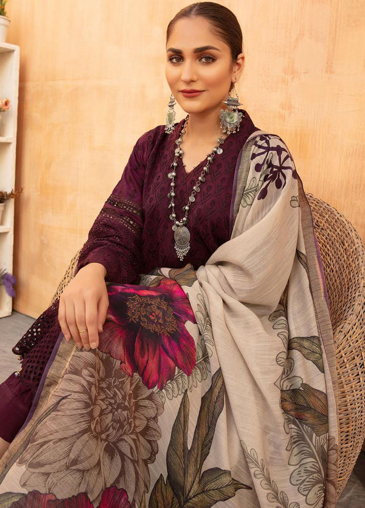 Sophia By Riaz Arts Chikankari Lawn Suits Unstitched 3 Piece RA22S 05 - Summer Collection