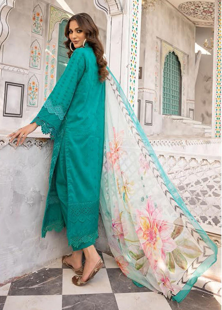 Sophia By Riaz Arts Embroidered Lawn Suits Unstitched 3 Piece RA23-S3 05 - Winter Collection