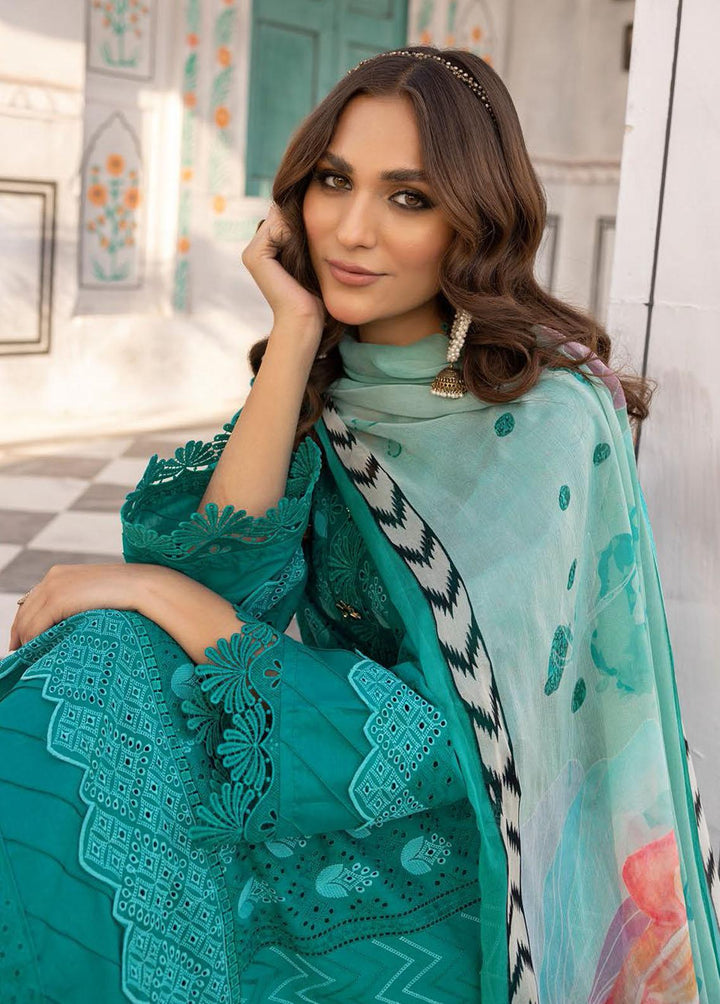 Sophia By Riaz Arts Embroidered Lawn Suits Unstitched 3 Piece RA23-S3 05 - Winter Collection