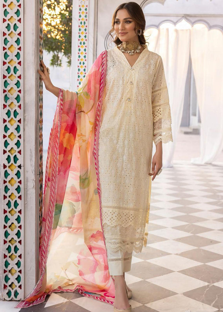 Sophia By Riaz Arts Embroidered Lawn Suits Unstitched 3 Piece RA23-S3 06 - Winter Collection