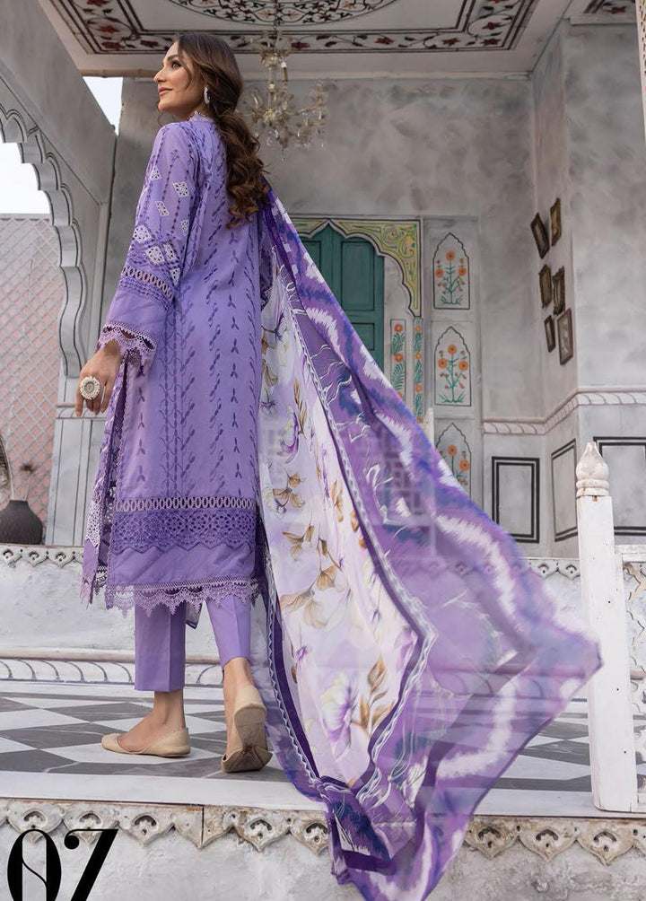 Sophia By Riaz Arts Embroidered Lawn Suits Unstitched 3 Piece RA23-S3 07 - Winter Collection