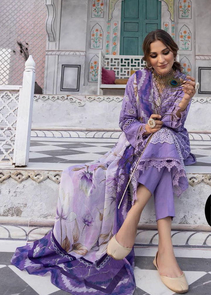 Sophia By Riaz Arts Embroidered Lawn Suits Unstitched 3 Piece RA23-S3 07 - Winter Collection