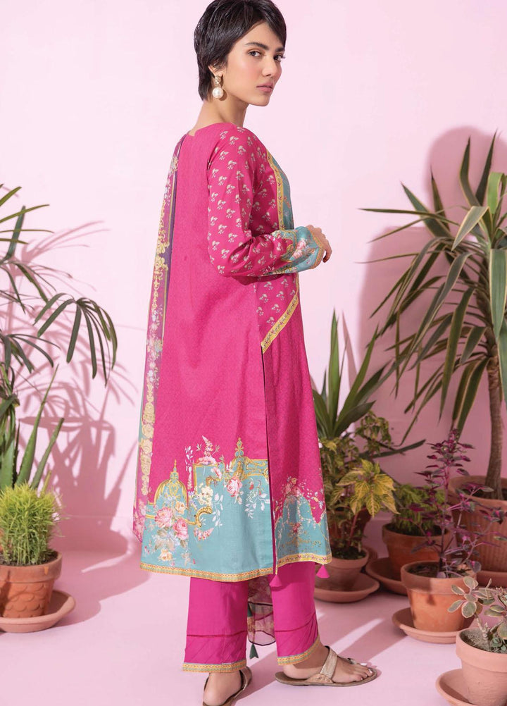 Spring Fling by Rang Rasiya Printed Lawn Suits Unstitched 3 Piece RR21SF 702 Sorbet Fuschia - Summer Collection