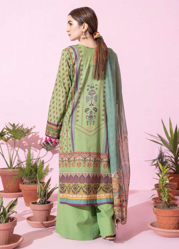 Spring Fling by Rang Rasiya Printed Lawn Suits Unstitched 3 Piece RR21SF 709 Sage Green - Summer Collection