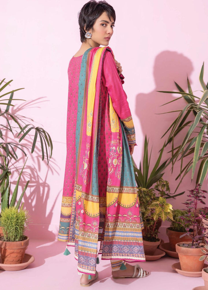 Spring Fling by Rang Rasiya Printed Lawn Suits Unstitched 3 Piece RR21SF 712 Pink Hunt - Summer Collection