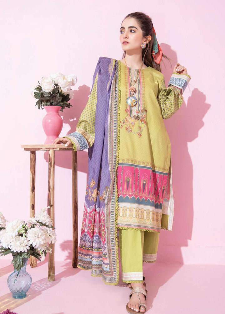 Spring Fling by Rang Rasiya Printed Lawn Suits Unstitched 3 Piece RR21SF 716 Lime Galore - Summer Collection