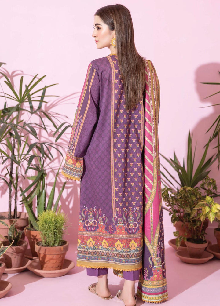 Spring Fling by Rang Rasiya Printed Lawn Suits Unstitched 3 Piece RR21SF 720 Grape Juice - Summer Collection