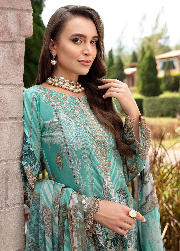 Springtime Ballet by Gulaal Embroidered Lawn Suits Unstitched 3 Piece GL24SB D-06 Celine - Spring Summer Collection