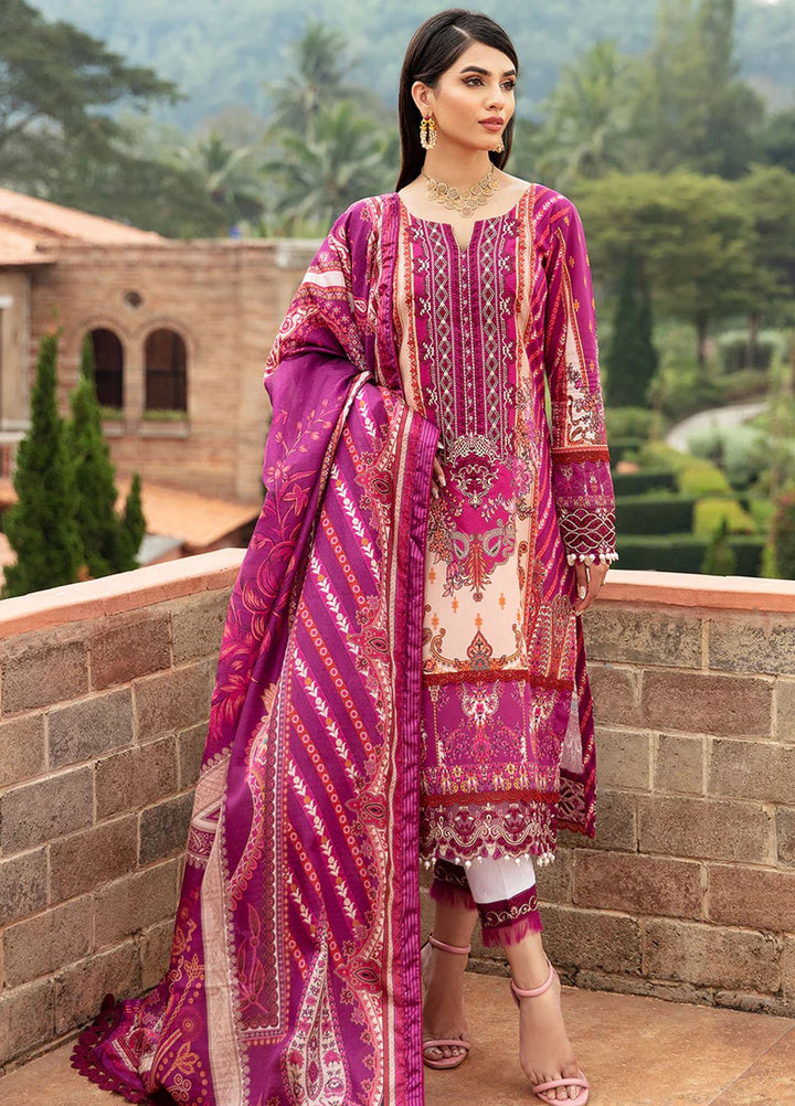 Springtime Ballet by Gulaal Embroidered Lawn Suits Unstitched 3 Piece GL24SB D-11 Alaara - Spring Summer Collection