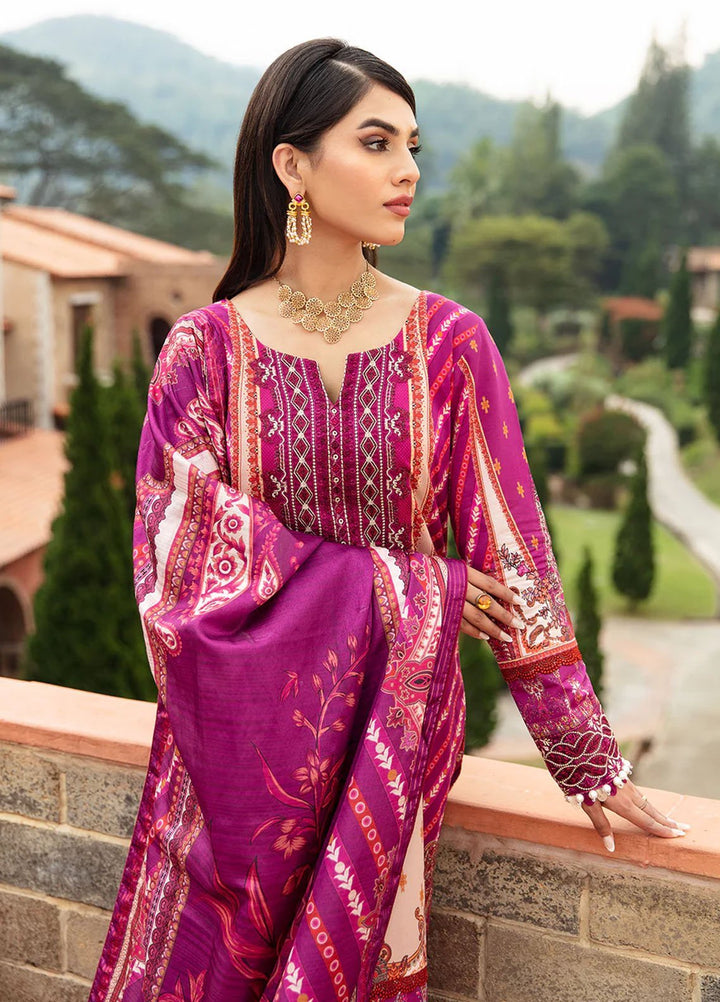Springtime Ballet by Gulaal Embroidered Lawn Suits Unstitched 3 Piece GL24SB D-11 Alaara - Spring Summer Collection