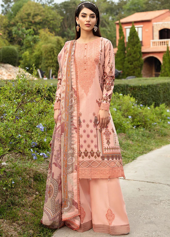 Springtime Ballet by Gulaal Embroidered Lawn Suits Unstitched 3 Piece GL24SB D-12 Hestia - Spring Summer Collection