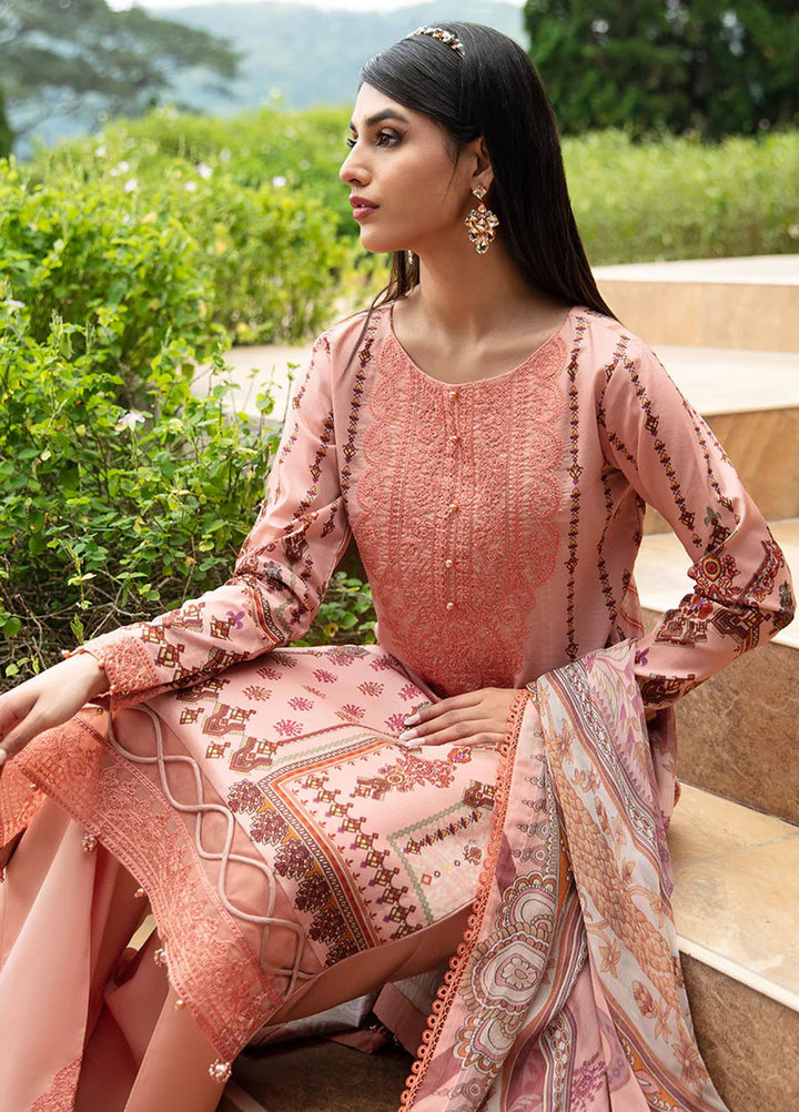 Springtime Ballet by Gulaal Embroidered Lawn Suits Unstitched 3 Piece GL24SB D-12 Hestia - Spring Summer Collection