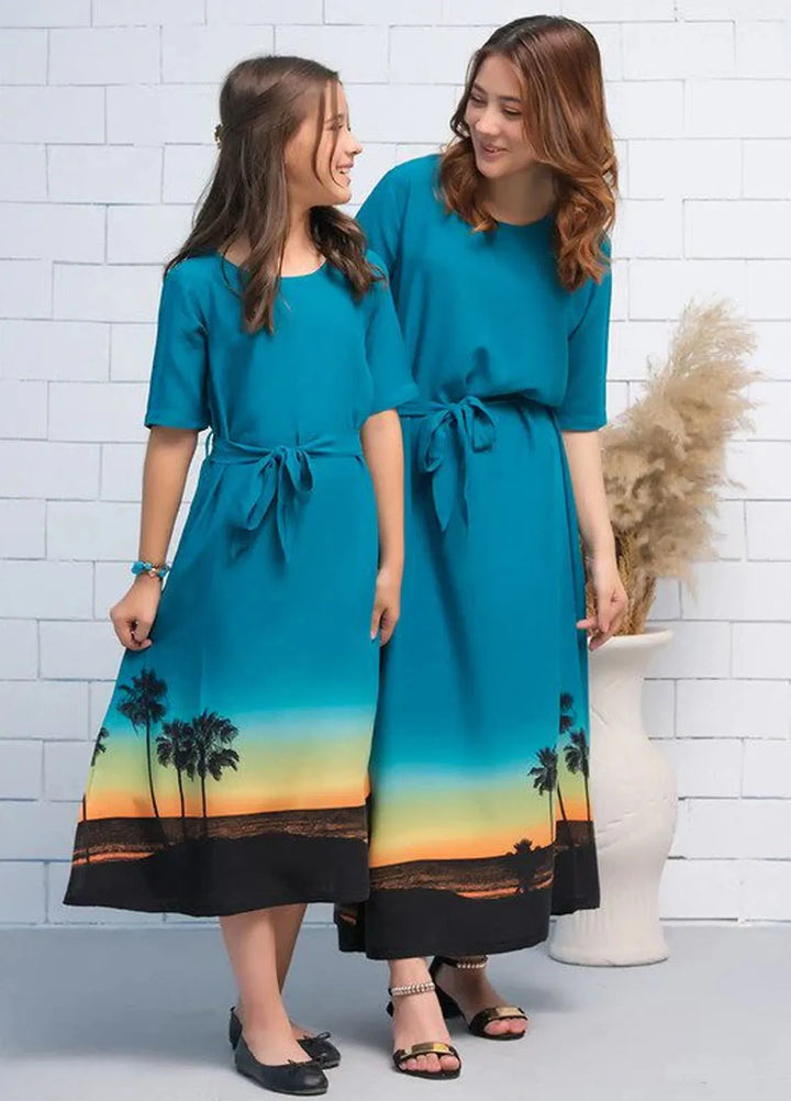 Sprinkles Pret Casual Cambric Long Shirt Beach Tree