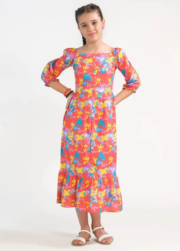 Sprinkles Pret Casual Cambric Long Shirt Giraffiti