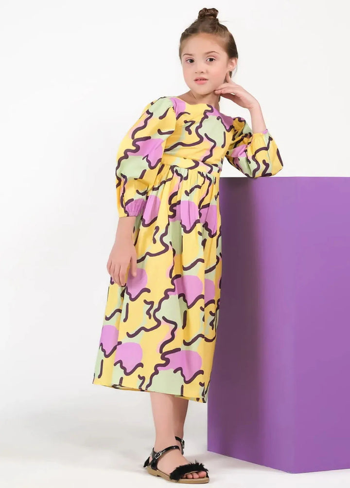 Sprinkles Pret Casual Cambric Long Shirt Pastel Strokes