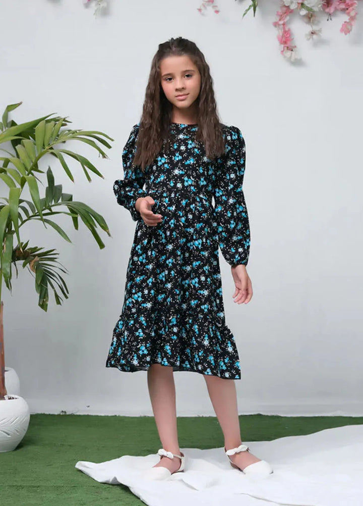 Sprinkles Pret Casual Cambric Long Shirt The Duo Black Allover Flover