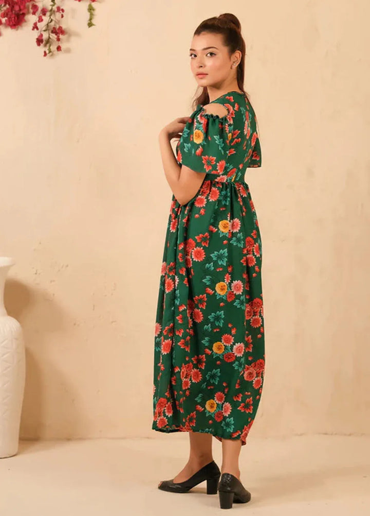 Sprinkles Pret Casual Cambric Long Shirt The Duo-Forest Fairy Allover Floral