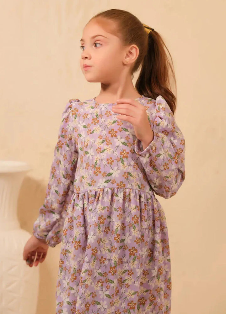 Sprinkles Pret Casual Cambric Long Shirt The Duo-Lavender Bliss Allover Floral