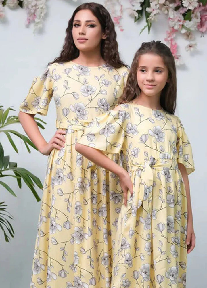 Sprinkles Pret Casual Cambric Long Shirt The Duo Yellow Allover Flover Short Sleeve