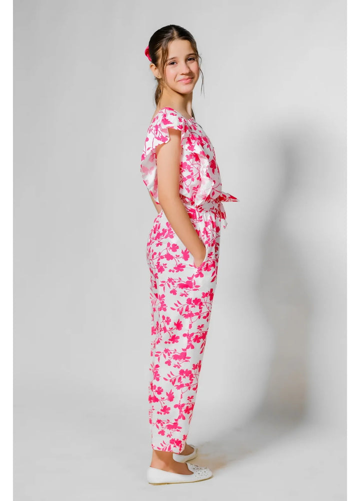 Sprinkles Pret Casual Lawn 2 Piece Suit Fuchsia Floral Fantasy