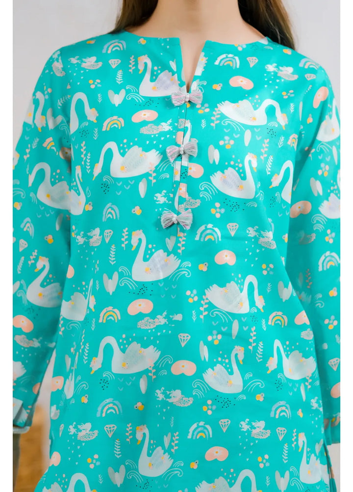 Sprinkles Pret Casual Lawn 2 Piece Suit Graceful Swan Dreams