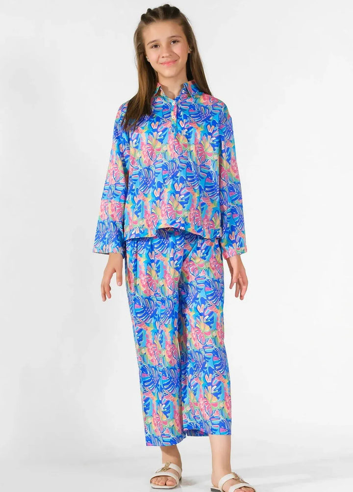 Sprinkles Pret Casual Lawn 2 Piece Suit Marine Vines