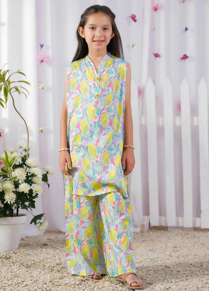 Sprinkles Pret Casual Lawn 2 Piece Suit Tangy